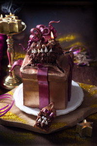 Happy Monster birthday cake dv - studio de creation - Qui a vole les tartes