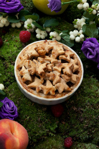 Le jardin d'Eden - Recette tourtes aux pommes & aux pêches sans gluten
©Photographie et stylisme culinaire Qui a volé les tartes ?