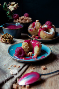Peine perdue - Donuts façon pain perdue - Studio de création - Qui a volé les tartes 
©Photographie et stylisme culinaire Qui a volé les tartes ?