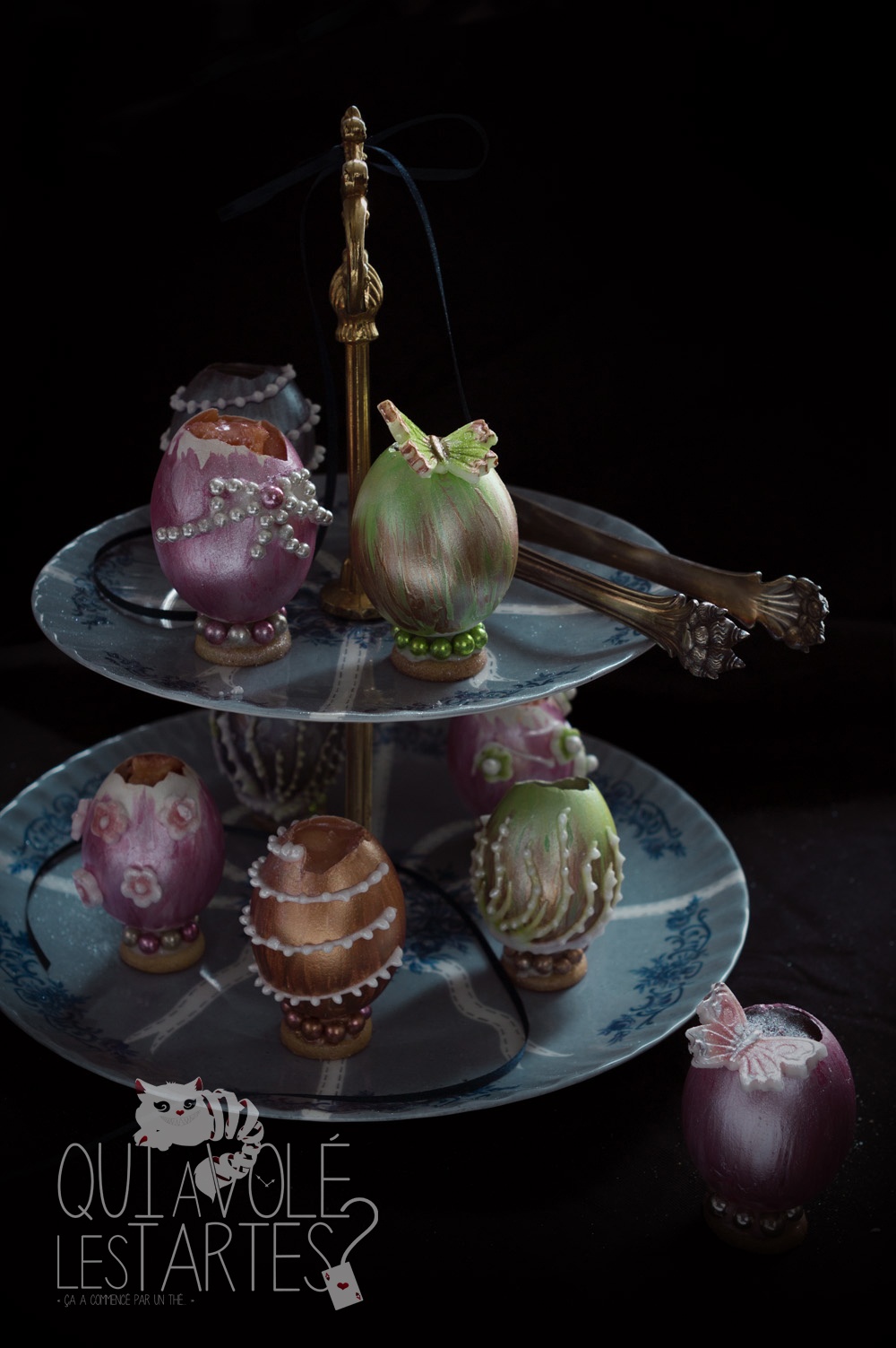 Oeufs façon Fabergé 3 - Studio 2 création - Qui a volé les tartes