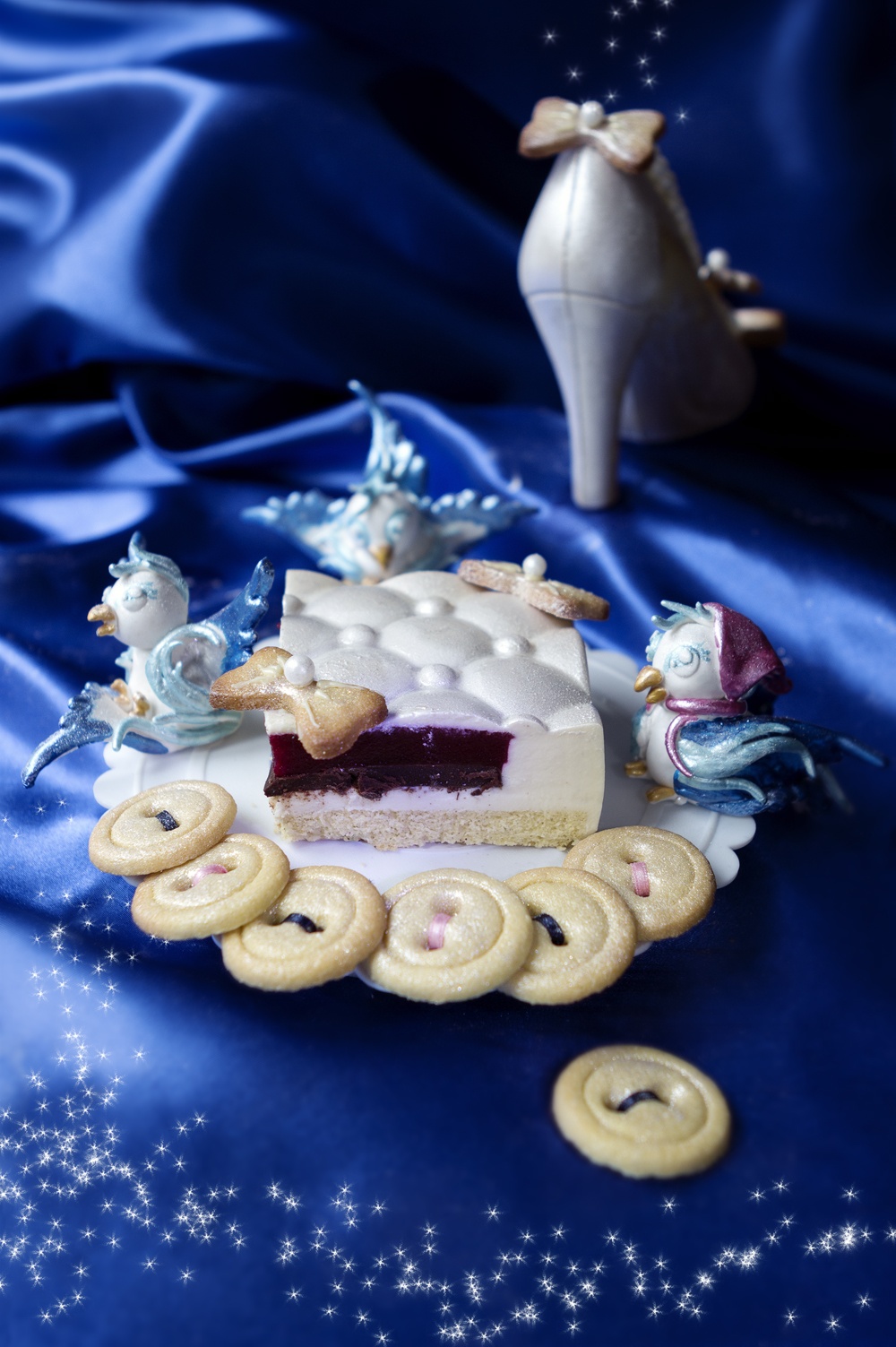 Gâteau Cendrillon - Cinderella cake 1 - studio de création - Qui a volé les tartes