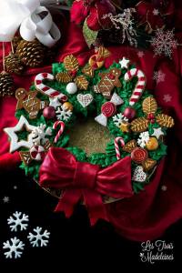 La couronne de Noël 
©Photographie et stylisme culinaire Les trois madeleines