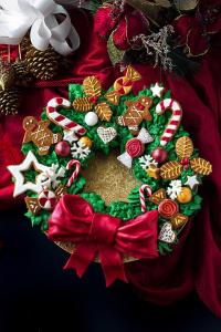 La couronne de Noël 
©Photographie et stylisme culinaire Les trois madeleines