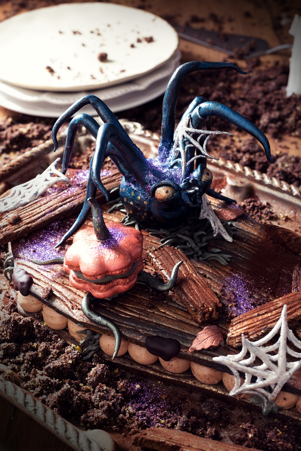 Coffin Cake with spider 2- Qui a vole les tartes - Studio de creation